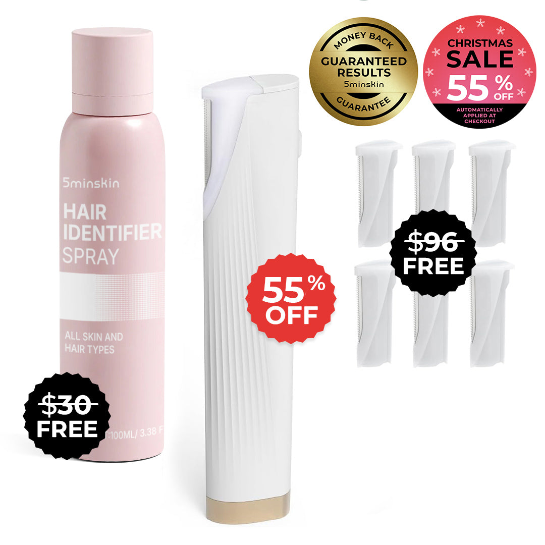 5MINSKIN ELECTRIC DERMAPLANING TOOL - 55% OFF CYBER MONDAY SALE + 2 FREE GIFTS (WORTH $126)