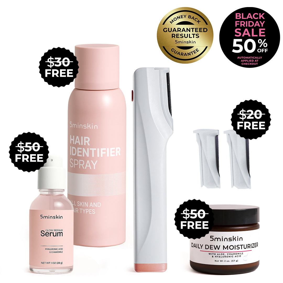 5MINSKIN ELECTRIC DERMAPLANING TOOL - 50% OFF BLACK FRIDAY  SALE + 3 FREE GIFTS (WORTH $176)