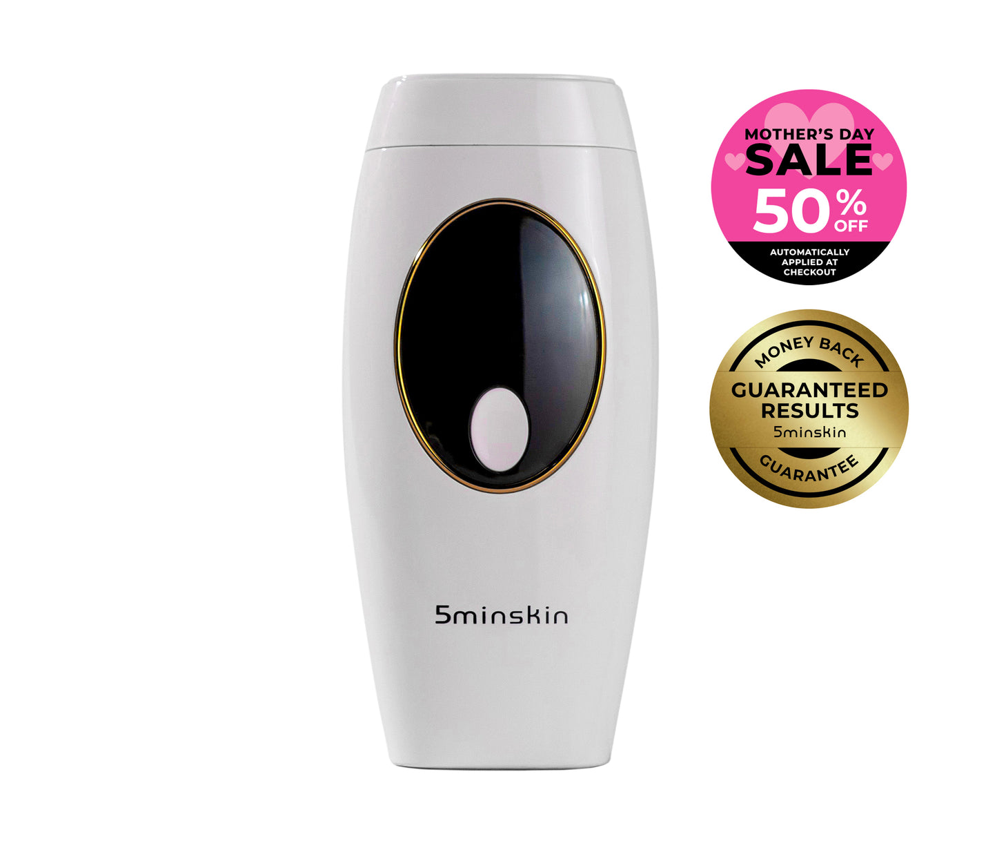 5MINSKIN AT-HOME LASER HAIR REMOVAL HANDSET - 50% OFF MOTHER'S DAY SALE