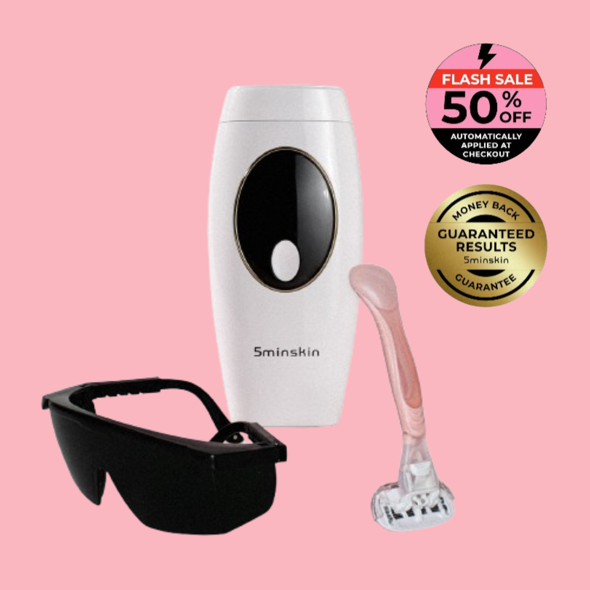 5MINSKIN AT-HOME LASER HAIR REMOVAL HANDSET