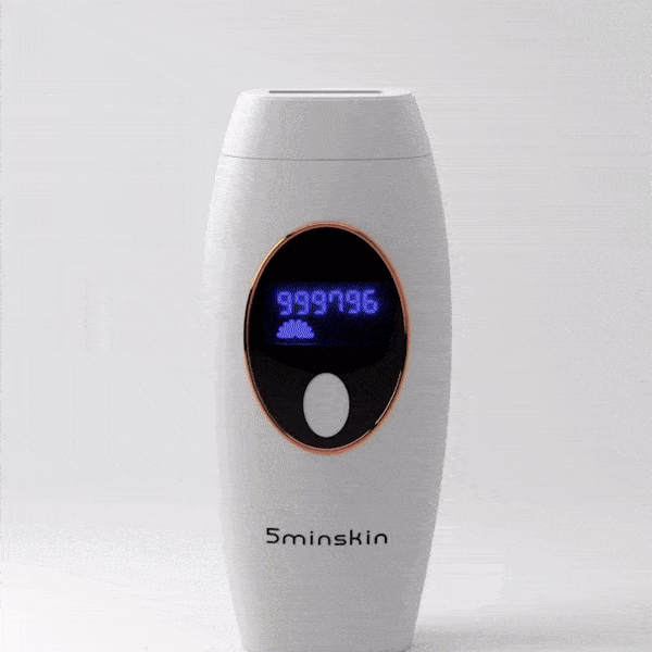 5MINSKIN AT-HOME LASER HAIR REMOVAL HANDSET - 50% OFF BLACK FRIDAY  SALE + 4 FREE GIFTS (WORTH $150)