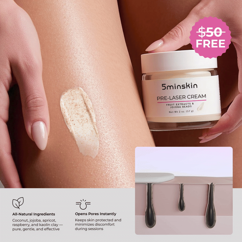 5MINSKIN AT-HOME LASER HAIR REMOVAL HANDSET - 50% OFF END OF SEASON  SALE